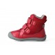 Detské zimné barefoot topánky Protetika Elis Red